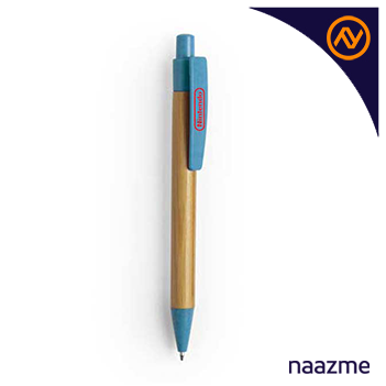 serang - eco-neutral bamboo wheat straw pen - blue
